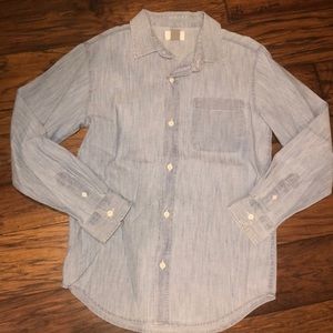 Boy’s Light Denim Button-Up